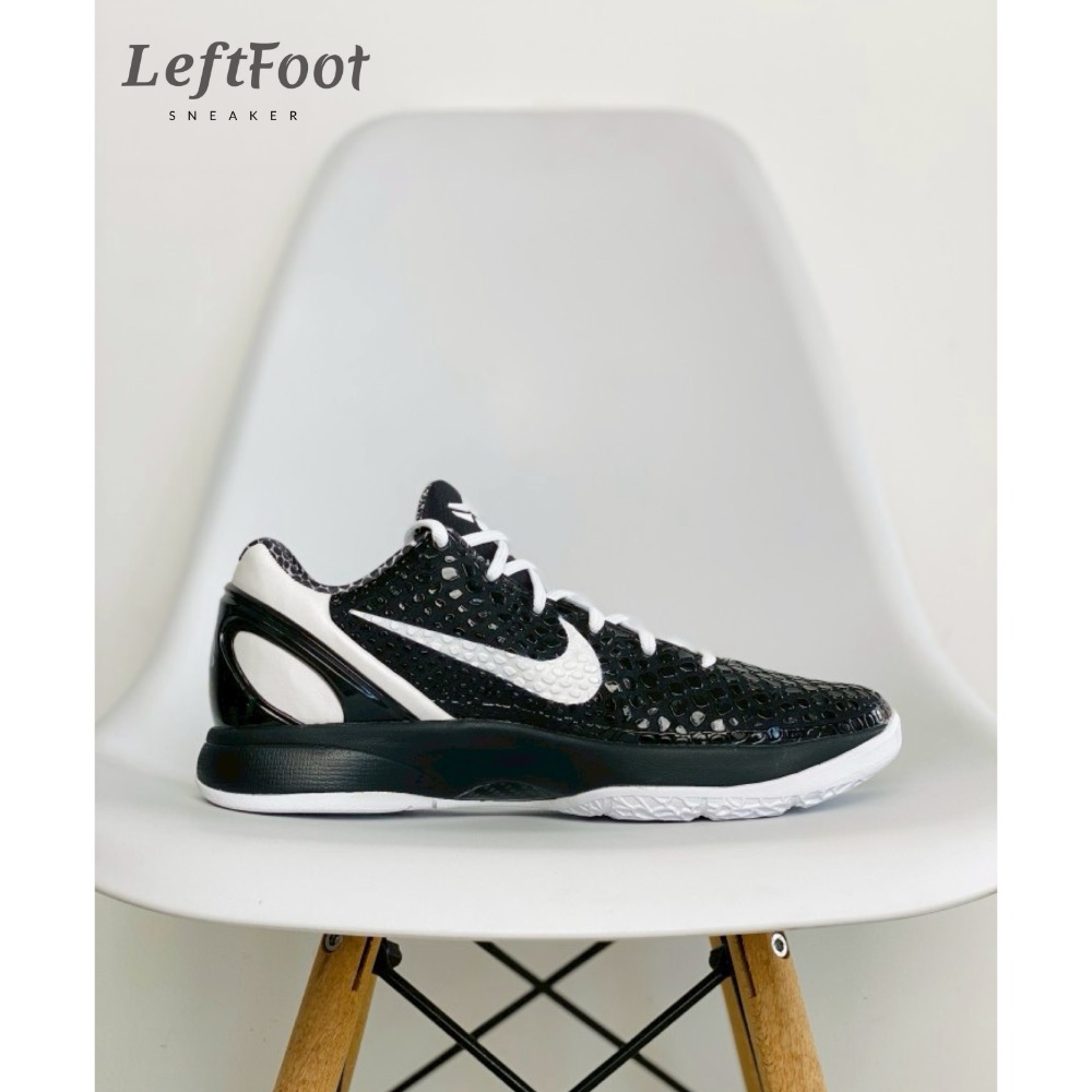 S2純原 Kobe 6 “Mambacita Gigi” 黑白 天使 科比6代 籃球鞋 實戰鞋 真碳板男鞋-細節圖3