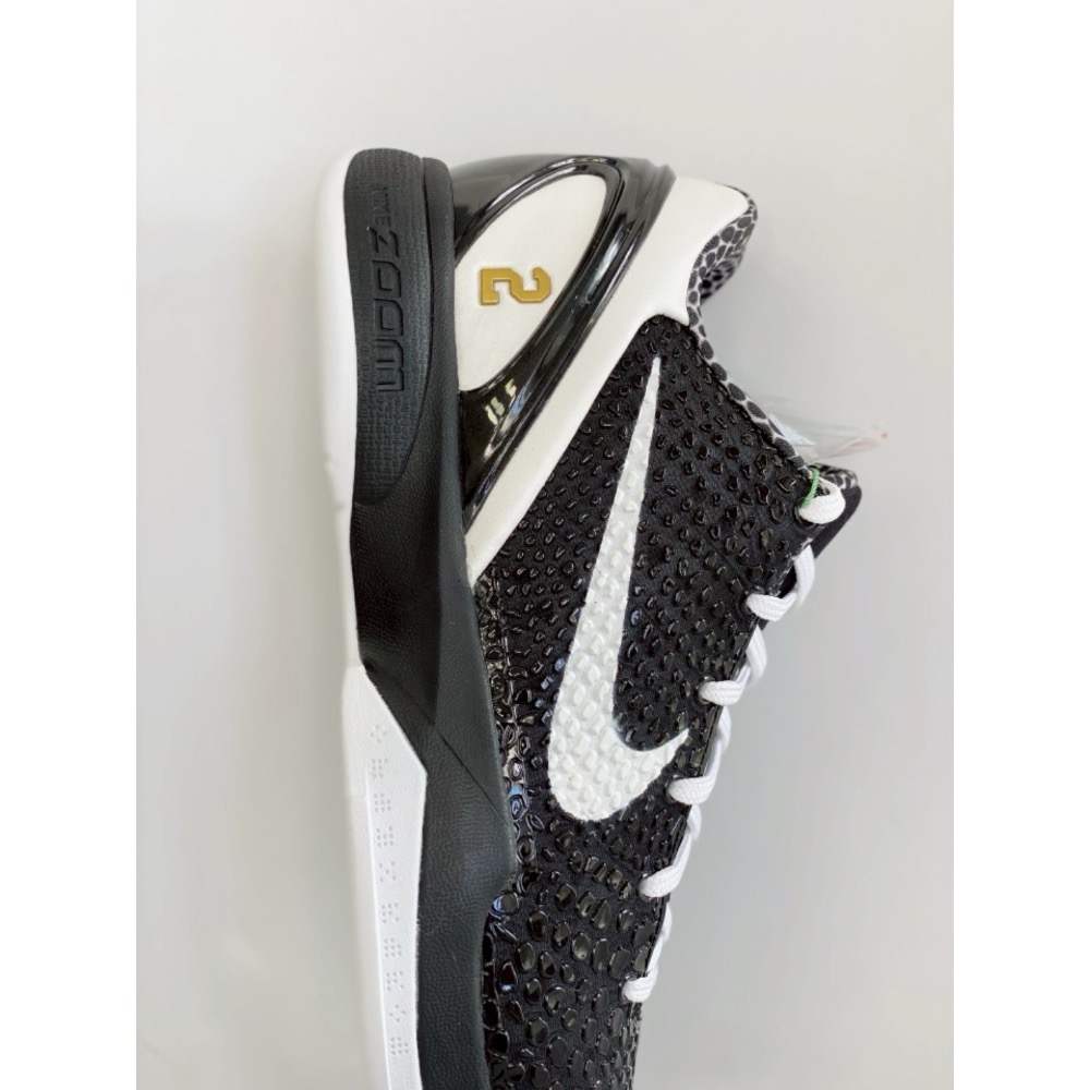 S2純原 Kobe 6 “Mambacita Gigi” 黑白 天使 科比6代 籃球鞋 實戰鞋 真碳板男鞋-細節圖7
