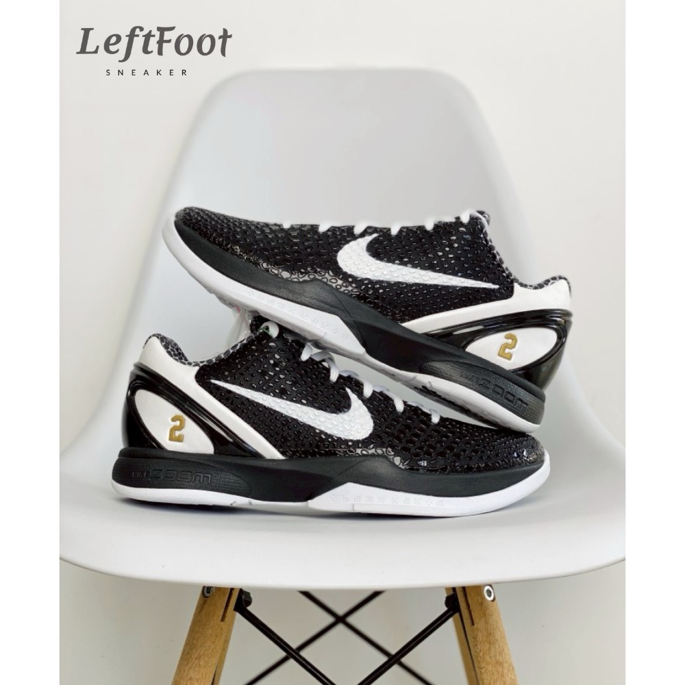 S2純原 Kobe 6 “Mambacita Gigi” 黑白 天使 科比6代 籃球鞋 實戰鞋 真碳板男鞋-規格圖11