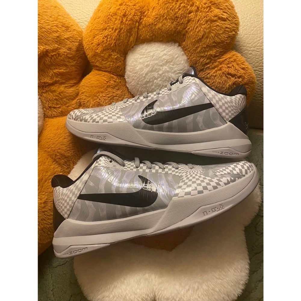 STAR純原 Kobe 5 Protro “Zebra” 白灰斑馬 科比5代 籃球鞋 實戰鞋男鞋CD4991-101-細節圖8