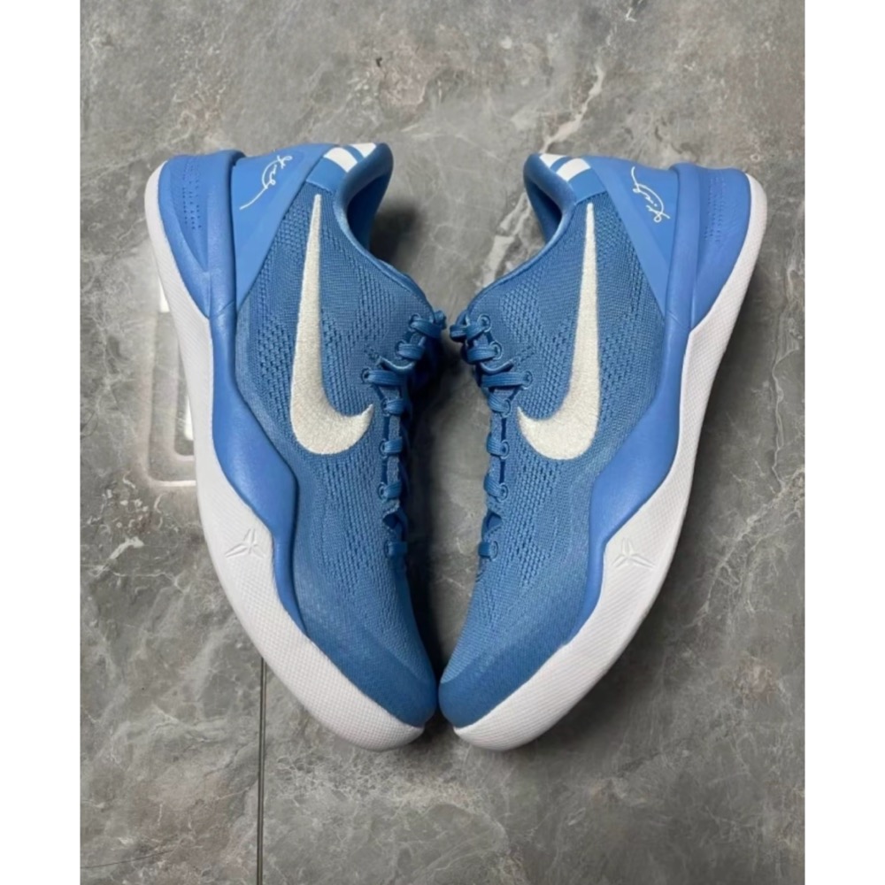 GX純原 Kobe 8 “TB UNC” 科比8代 北卡籃配色 籃球鞋 實戰鞋男鞋 FQ3548-001-規格圖9