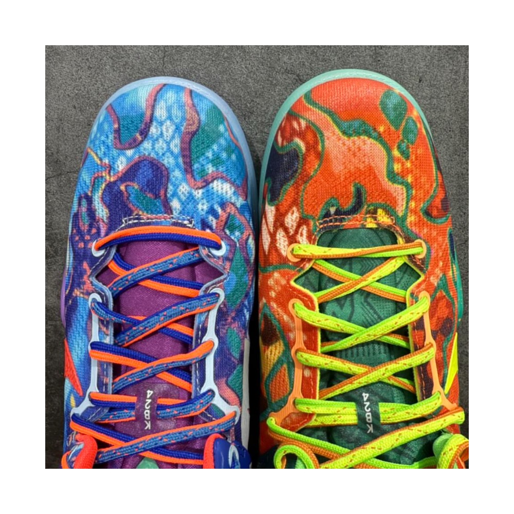 滅世純原 Kobe 8 “What the Kobe” 科比8代 橙籃鸳鸯 籃球鞋 實戰鞋男鞋FQ3548-001-細節圖6