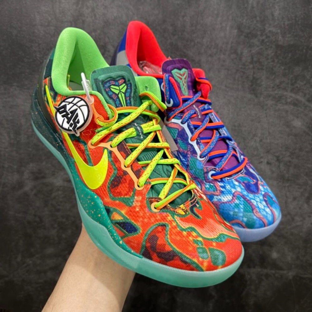 滅世純原 Kobe 8 “What the Kobe” 科比8代 橙籃鸳鸯 籃球鞋 實戰鞋男鞋FQ3548-001-規格圖9