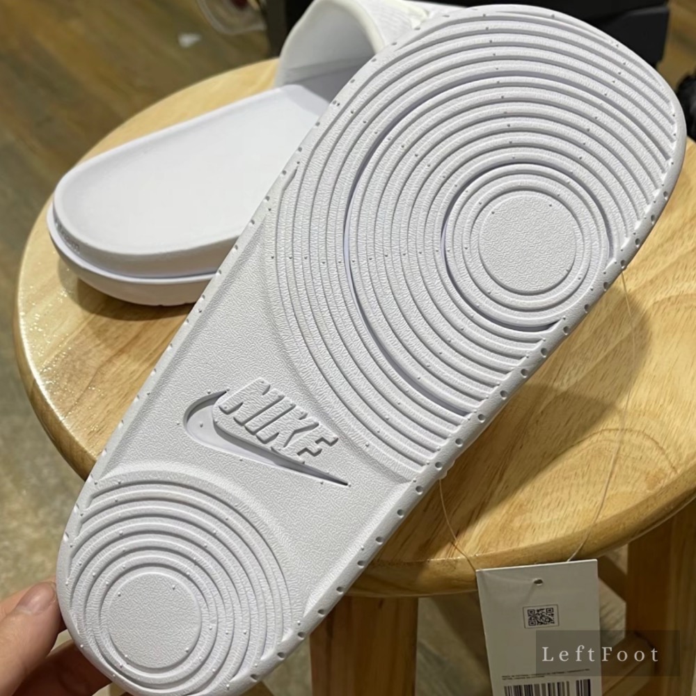 頂級 Nike Kobe Offcourt Slide Hyper Royal 白色 简约舒适一字拖 室外拖鞋 男女同款-細節圖3