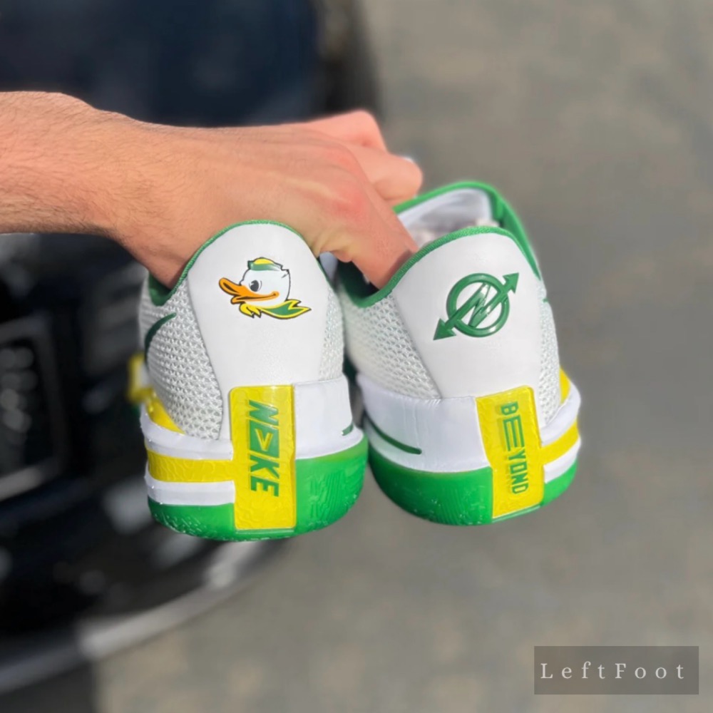 Nike GT Cut 1 “White Oregon PE “ 白鸭子 籃球鞋 实战鞋 全掌气垫 TPU抗扭 男鞋-細節圖3