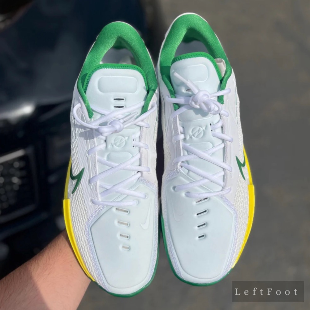 Nike GT Cut 1 “White Oregon PE “ 白鸭子 籃球鞋 实战鞋 全掌气垫 TPU抗扭 男鞋-細節圖4