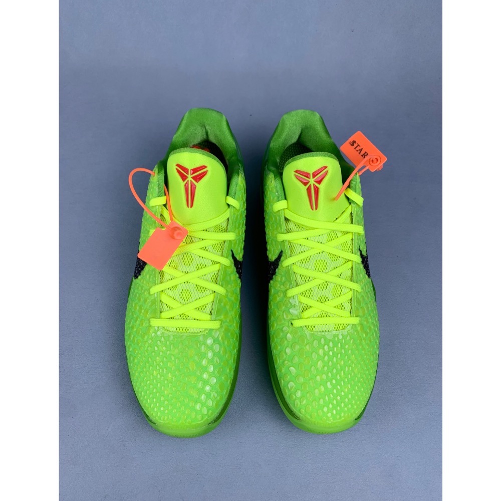 Star顶级 Nike Kobe 6 “Grinch” 青蜂侠 籃球鞋 實戰鞋 前後氣墊真碳板男鞋 CW2190-300-細節圖2
