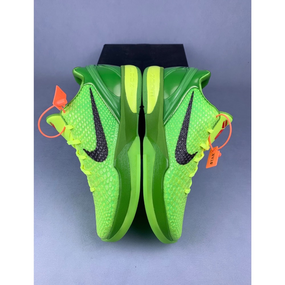 Star顶级 Nike Kobe 6 “Grinch” 青蜂侠 籃球鞋 實戰鞋 前後氣墊真碳板男鞋 CW2190-300-細節圖3