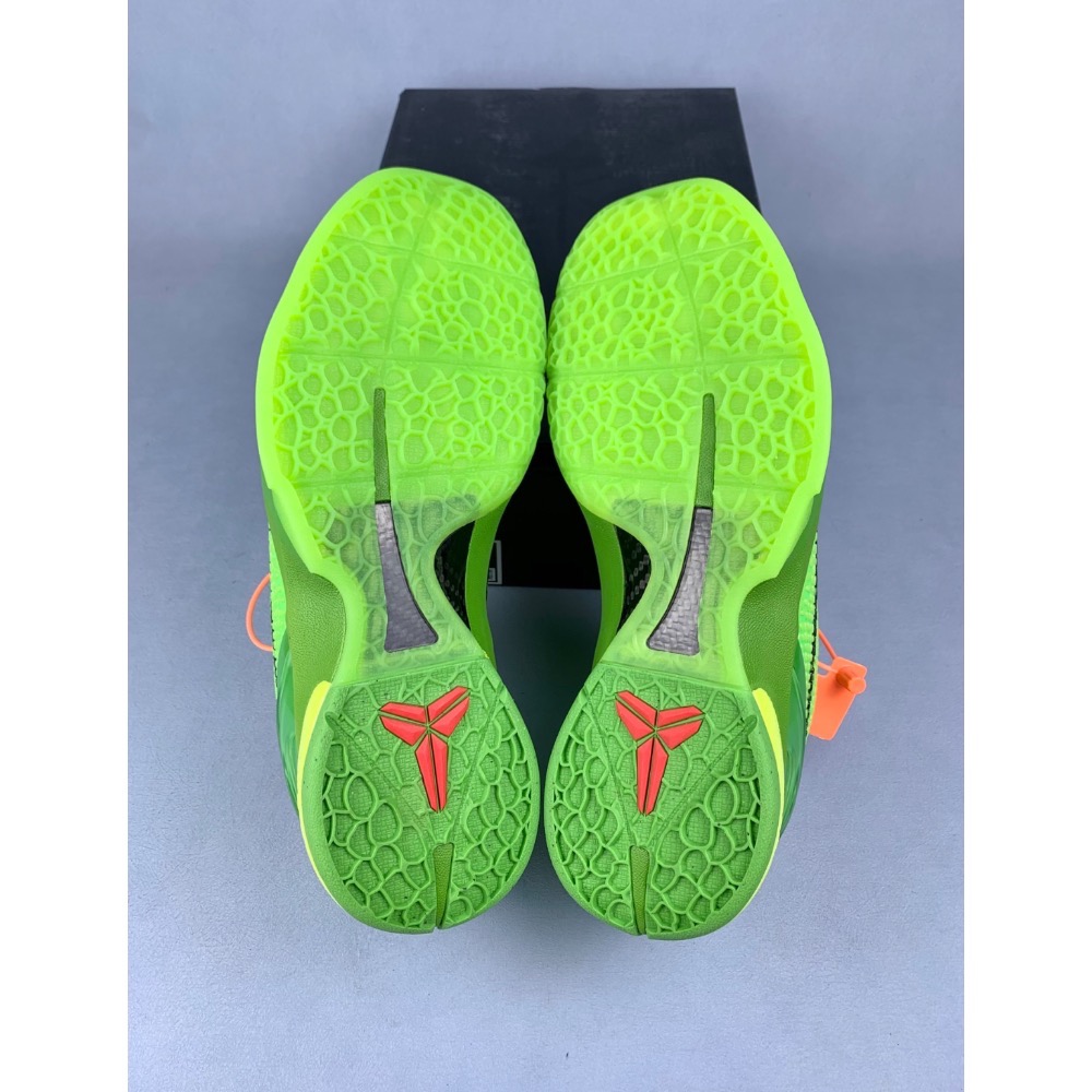 Star顶级 Nike Kobe 6 “Grinch” 青蜂侠 籃球鞋 實戰鞋 前後氣墊真碳板男鞋 CW2190-300-細節圖5