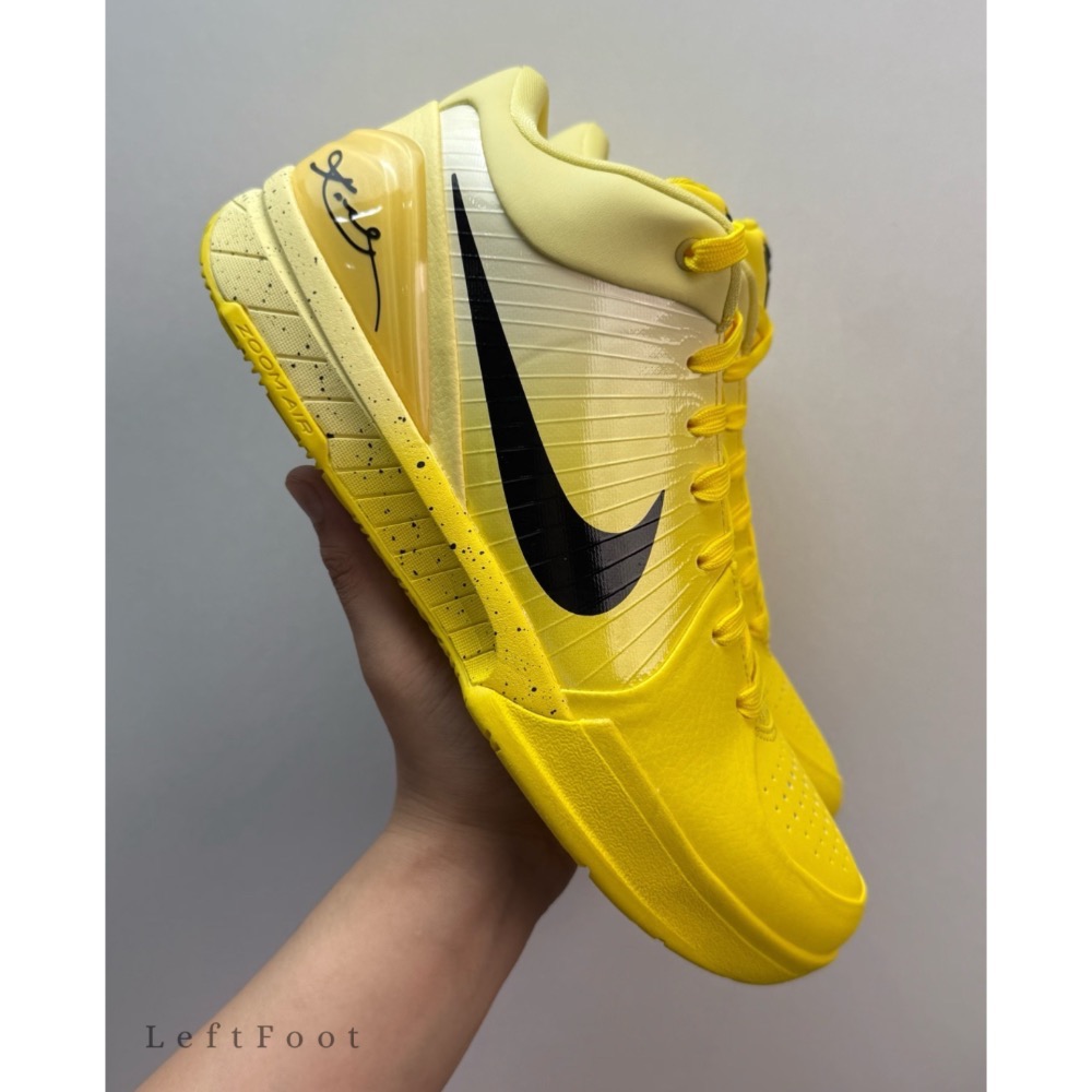 Max純原 Kobe 4 “CHBL” 黃色 科比4代 籃球鞋 實戰鞋男鞋 IH0587-700-規格圖9