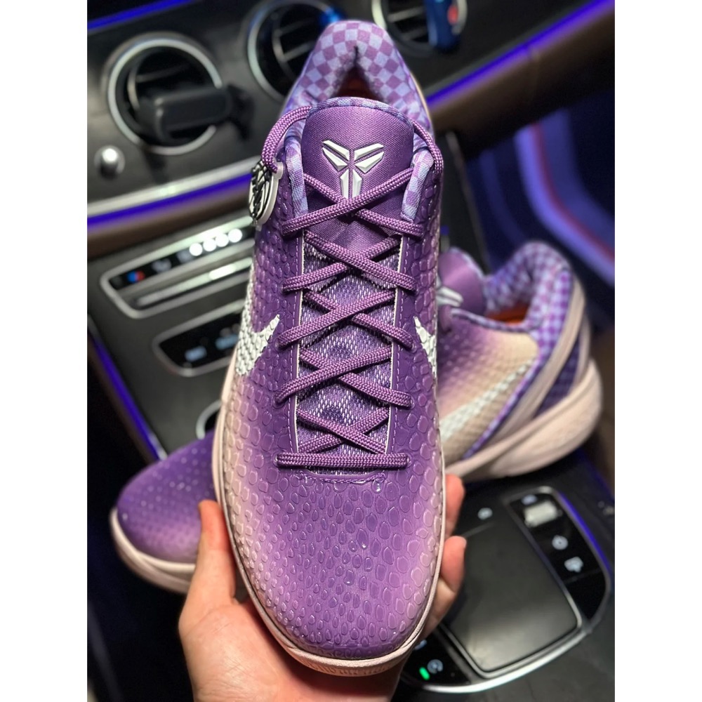 Max GOAT Kobe 6 PE “Jalen Brunson” 紫色 籃球鞋 實戰鞋 前後氣墊 真碳板 男鞋-細節圖5