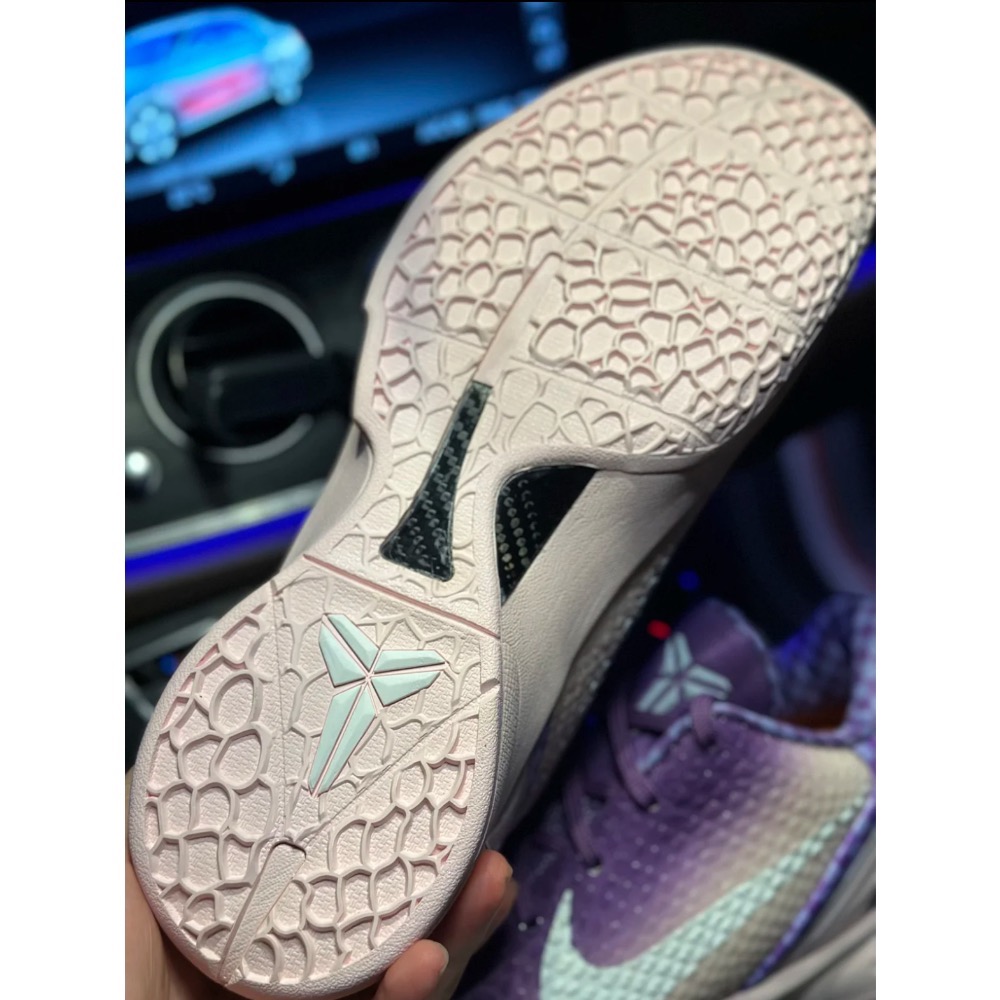 Max GOAT Kobe 6 PE “Jalen Brunson” 紫色 籃球鞋 實戰鞋 前後氣墊 真碳板 男鞋-細節圖7