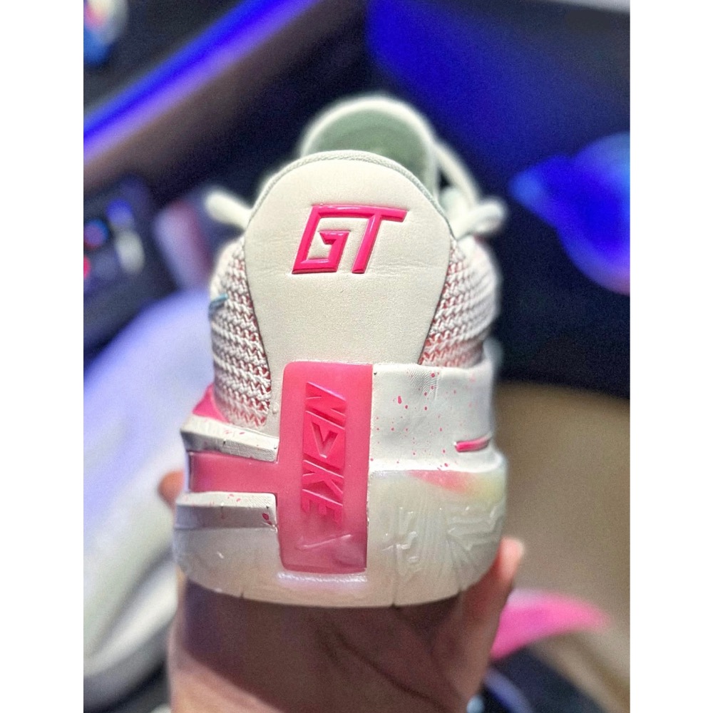 灭世纯原 Nike GT Cut 1 乳腺癌 低筒 籃球鞋 实战鞋 全掌气垫 TPU抗扭 男鞋 CZ0175-008-細節圖4