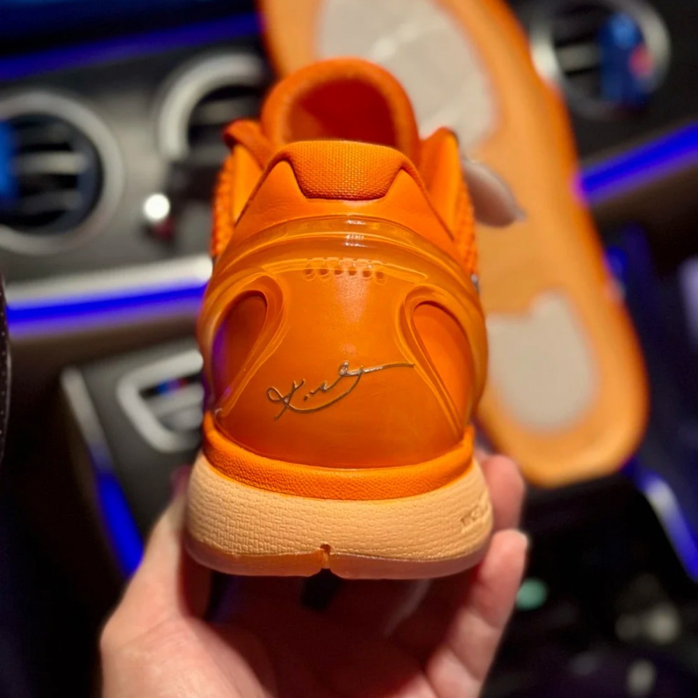 灭世 Nike Kobe 6 “Total Orange” 橙银色 籃球鞋 實戰鞋 真碳板男鞋 IH1871-800-細節圖5