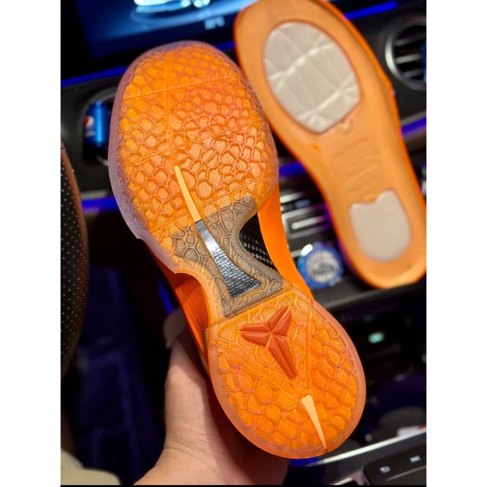 灭世 Nike Kobe 6 “Total Orange” 橙银色 籃球鞋 實戰鞋 真碳板男鞋 IH1871-800-細節圖6