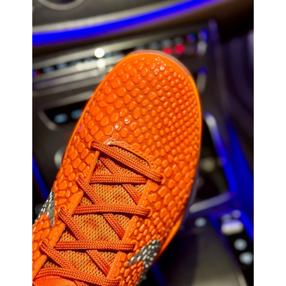 灭世 Nike Kobe 6 “Total Orange” 橙银色 籃球鞋 實戰鞋 真碳板男鞋 IH1871-800-細節圖7