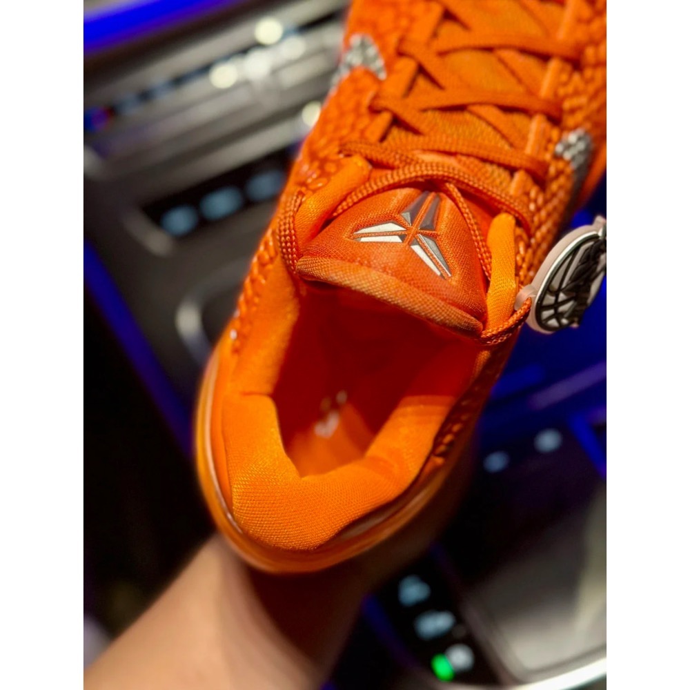灭世 Nike Kobe 6 “Total Orange” 橙银色 籃球鞋 實戰鞋 真碳板男鞋 IH1871-800-細節圖8