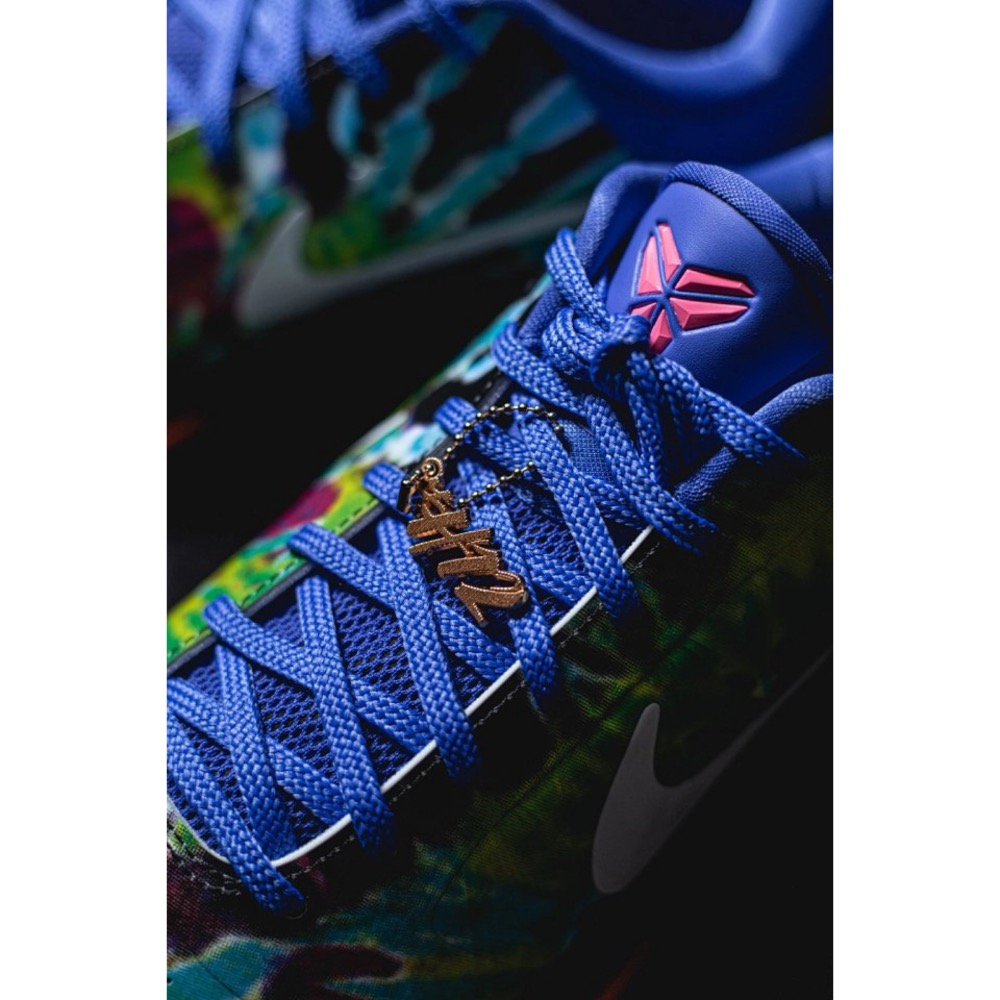 H12顶级 Nike Kobe 5 “EYBL” 黑籃绿 籃球鞋 實戰鞋 真碳板男鞋 IH1871-800-細節圖7