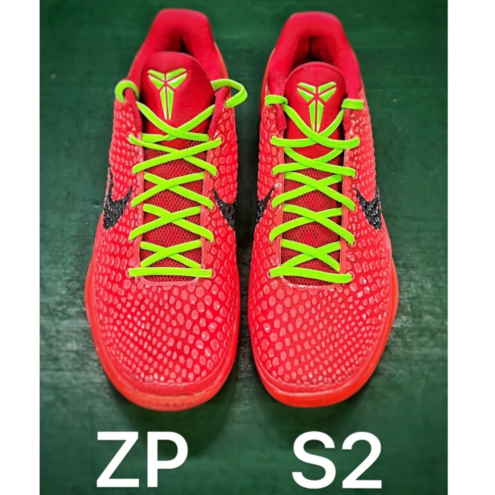 S2純原 Kobe 6 “Reverse Grinch” 籃球鞋 實戰鞋 真碳板男鞋 反轉青蜂俠 FV4921-600-細節圖2