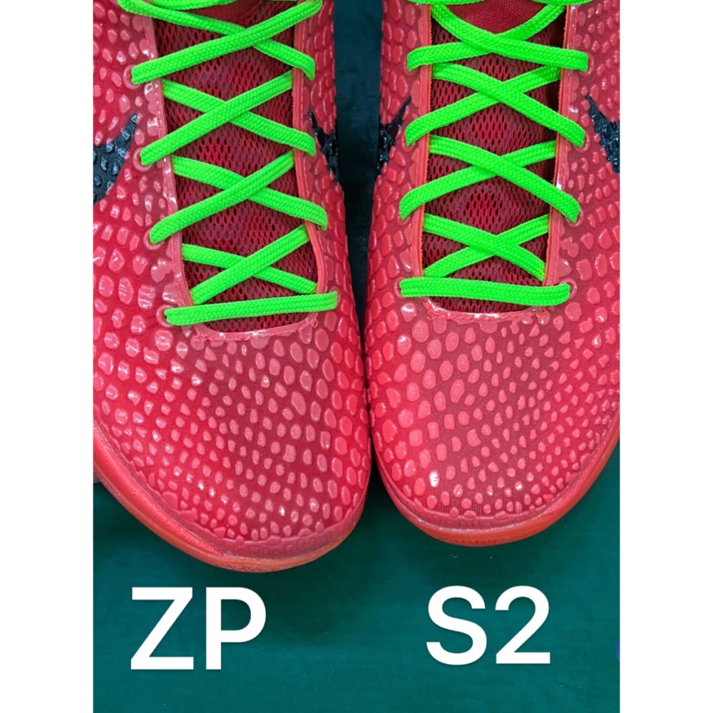 S2純原 Kobe 6 “Reverse Grinch” 籃球鞋 實戰鞋 真碳板男鞋 反轉青蜂俠 FV4921-600-細節圖3