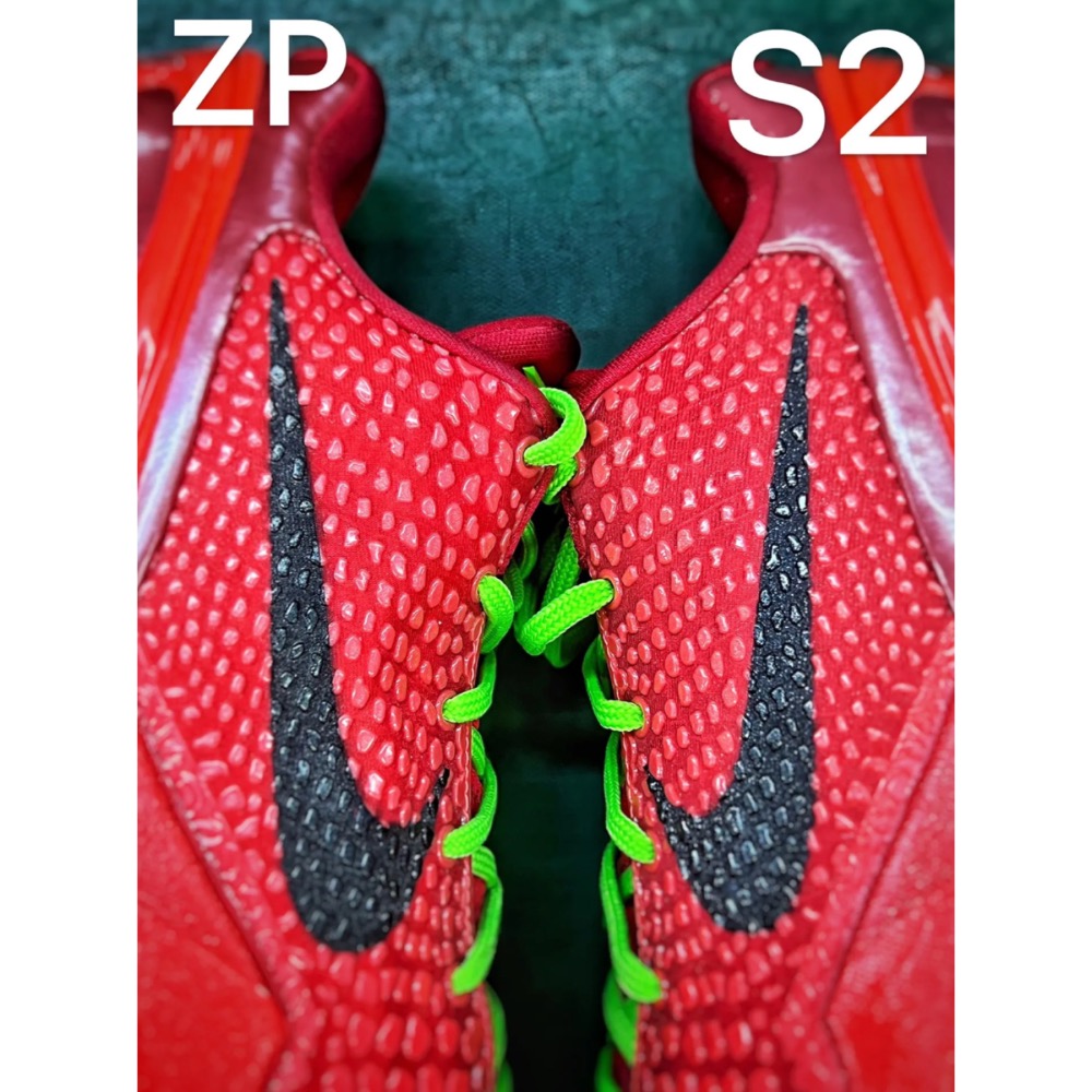 S2純原 Kobe 6 “Reverse Grinch” 籃球鞋 實戰鞋 真碳板男鞋 反轉青蜂俠 FV4921-600-細節圖4