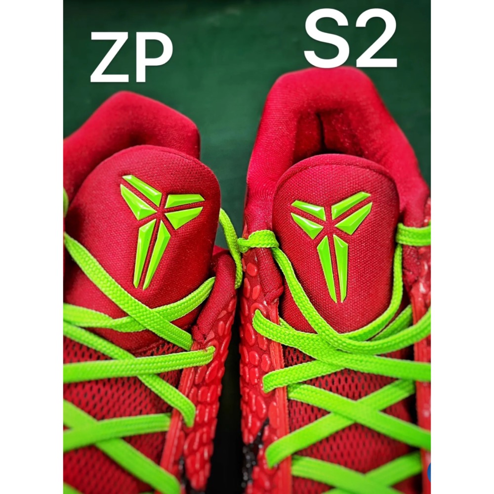 S2純原 Kobe 6 “Reverse Grinch” 籃球鞋 實戰鞋 真碳板男鞋 反轉青蜂俠 FV4921-600-細節圖5