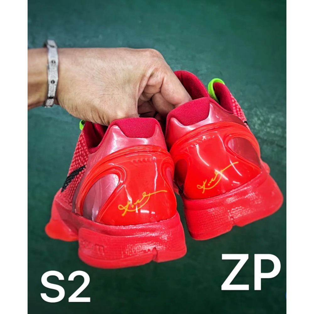 S2純原 Kobe 6 “Reverse Grinch” 籃球鞋 實戰鞋 真碳板男鞋 反轉青蜂俠 FV4921-600-細節圖8