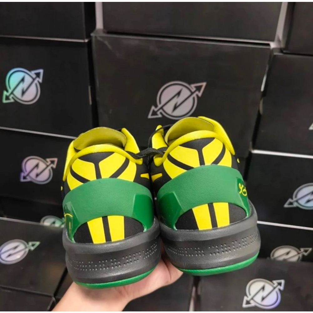 GX純原 Kobe 8 “Duck Oregon PE” 冈黑鸭子 科比8代 籃球鞋 實戰鞋男鞋 FQ3548-001-細節圖3