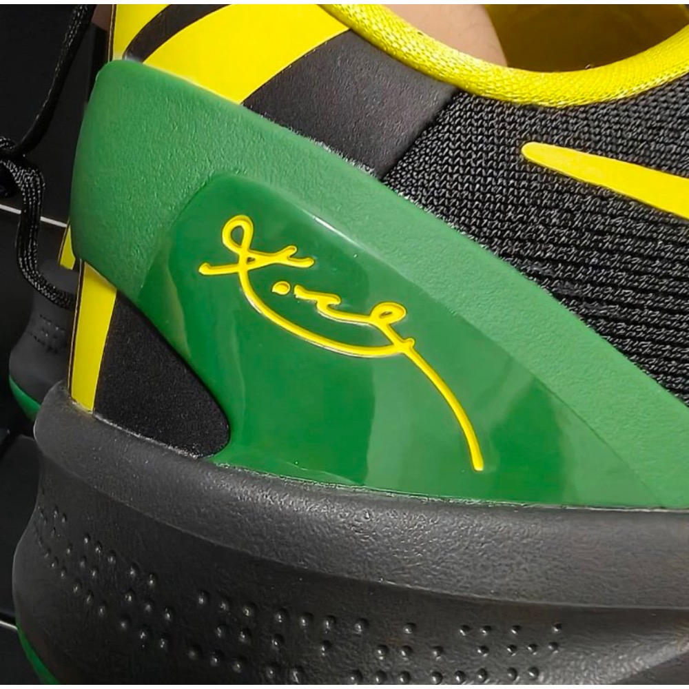 GX純原 Kobe 8 “Duck Oregon PE” 冈黑鸭子 科比8代 籃球鞋 實戰鞋男鞋 FQ3548-001-細節圖7