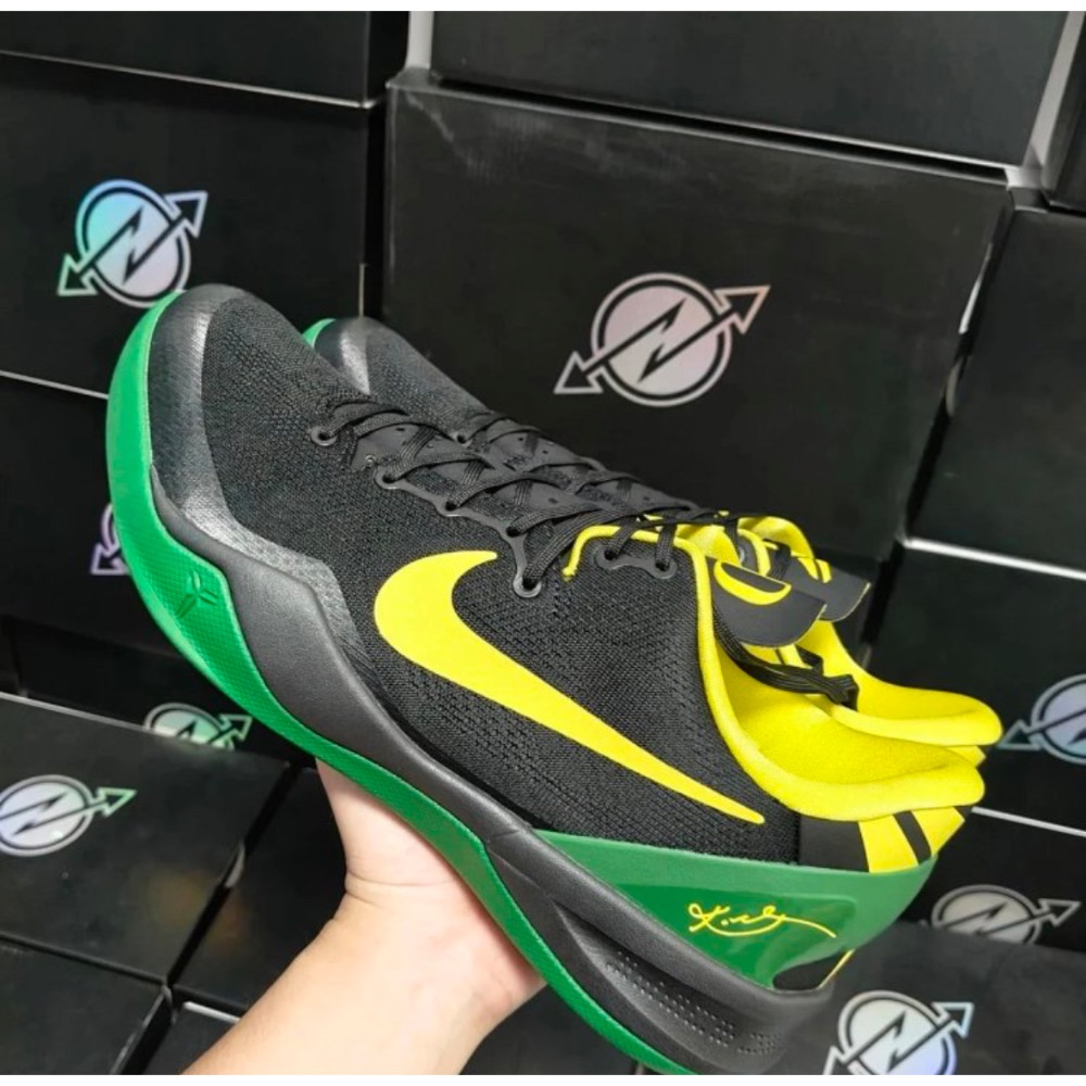GX純原 Kobe 8 “Duck Oregon PE” 冈黑鸭子 科比8代 籃球鞋 實戰鞋男鞋 FQ3548-001-規格圖9