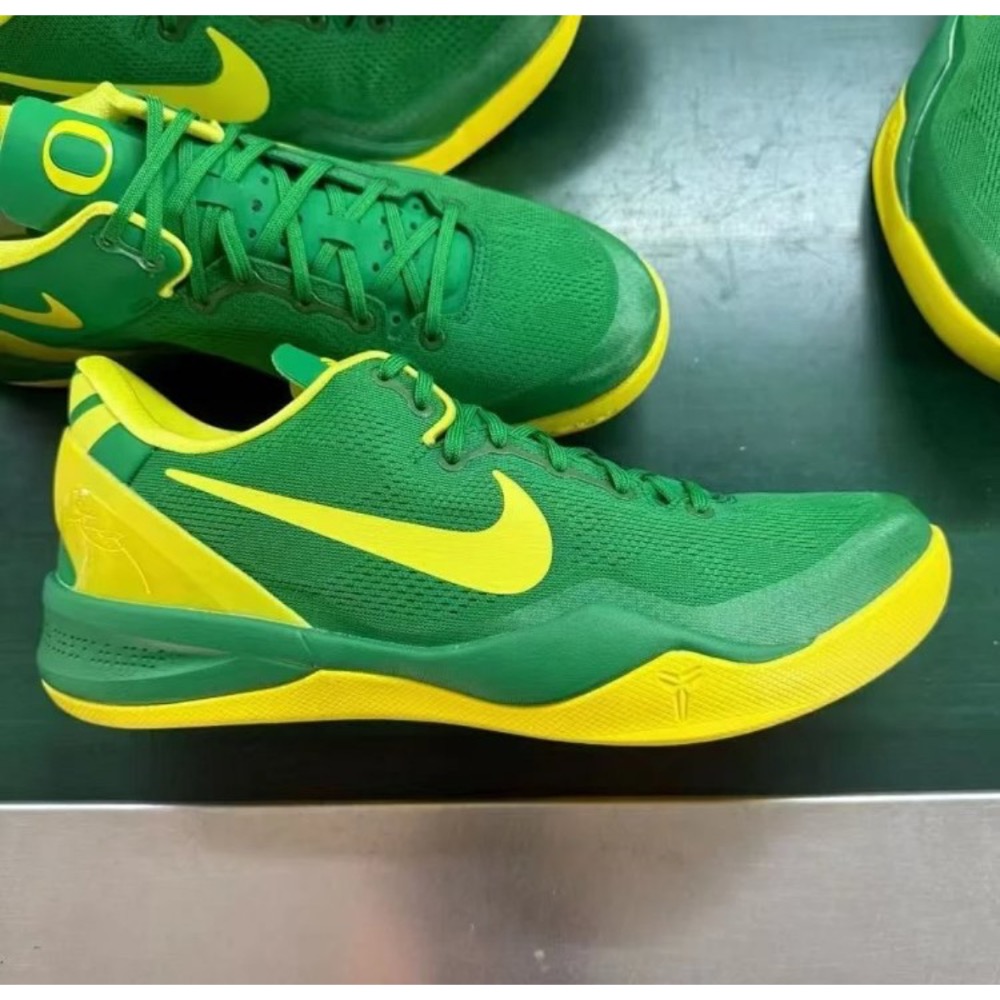 GX純原 Kobe 8 “Duck Oregon PE” 冈绿鸭子 科比8代 籃球鞋 實戰鞋男鞋 FQ3548-001-細節圖2
