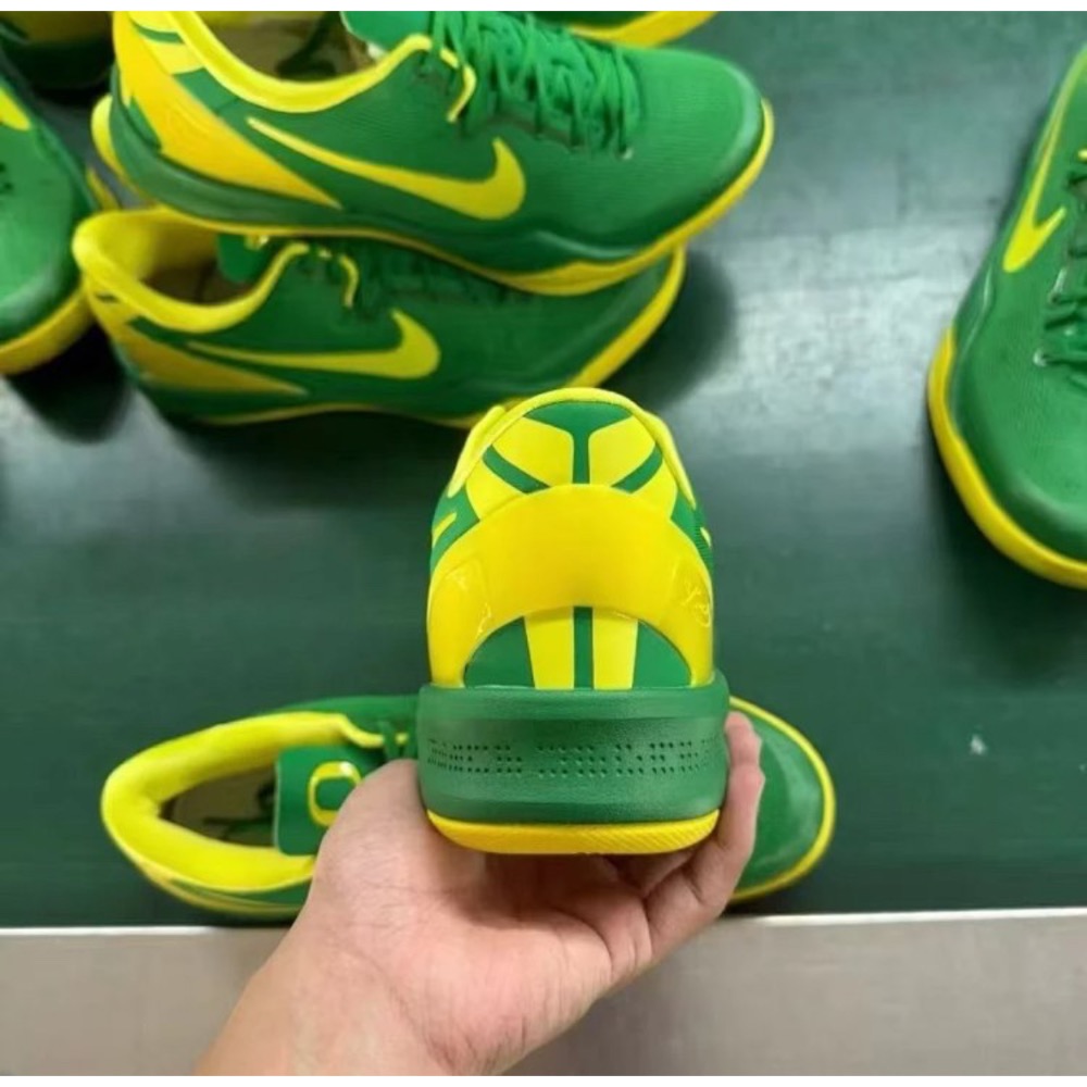 GX純原 Kobe 8 “Duck Oregon PE” 冈绿鸭子 科比8代 籃球鞋 實戰鞋男鞋 FQ3548-001-細節圖5