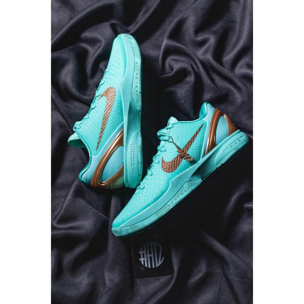 H12纯原 Jalen Brunson Kobe 6 籃球鞋 前掌气墊 后掌EVA真碳板 實戰鞋 IO5774-300-細節圖6