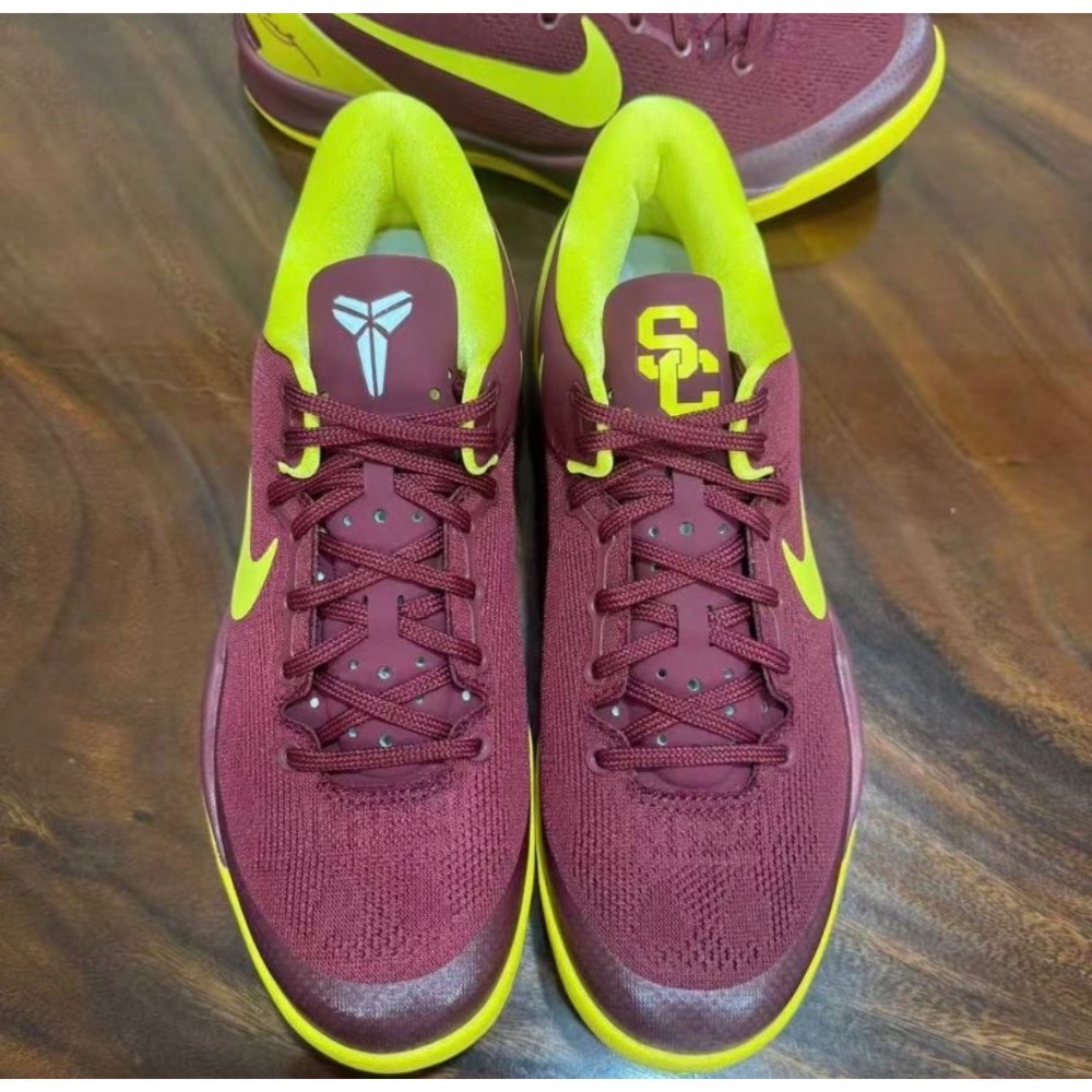 GX純原 Kobe 8 科比8代 USC PE 南加州红黄 籃球鞋 實戰鞋男鞋 IM0594-600-細節圖2