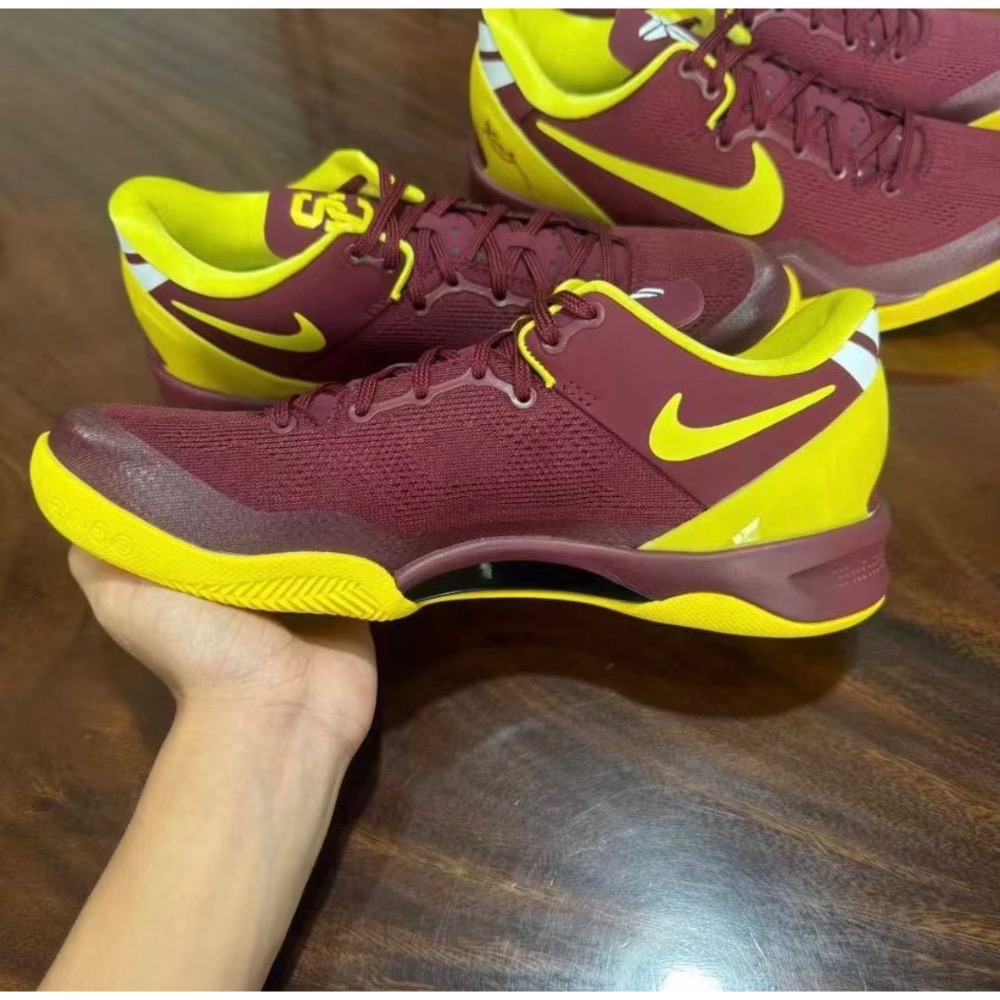 GX純原 Kobe 8 科比8代 USC PE 南加州红黄 籃球鞋 實戰鞋男鞋 IM0594-600-細節圖3