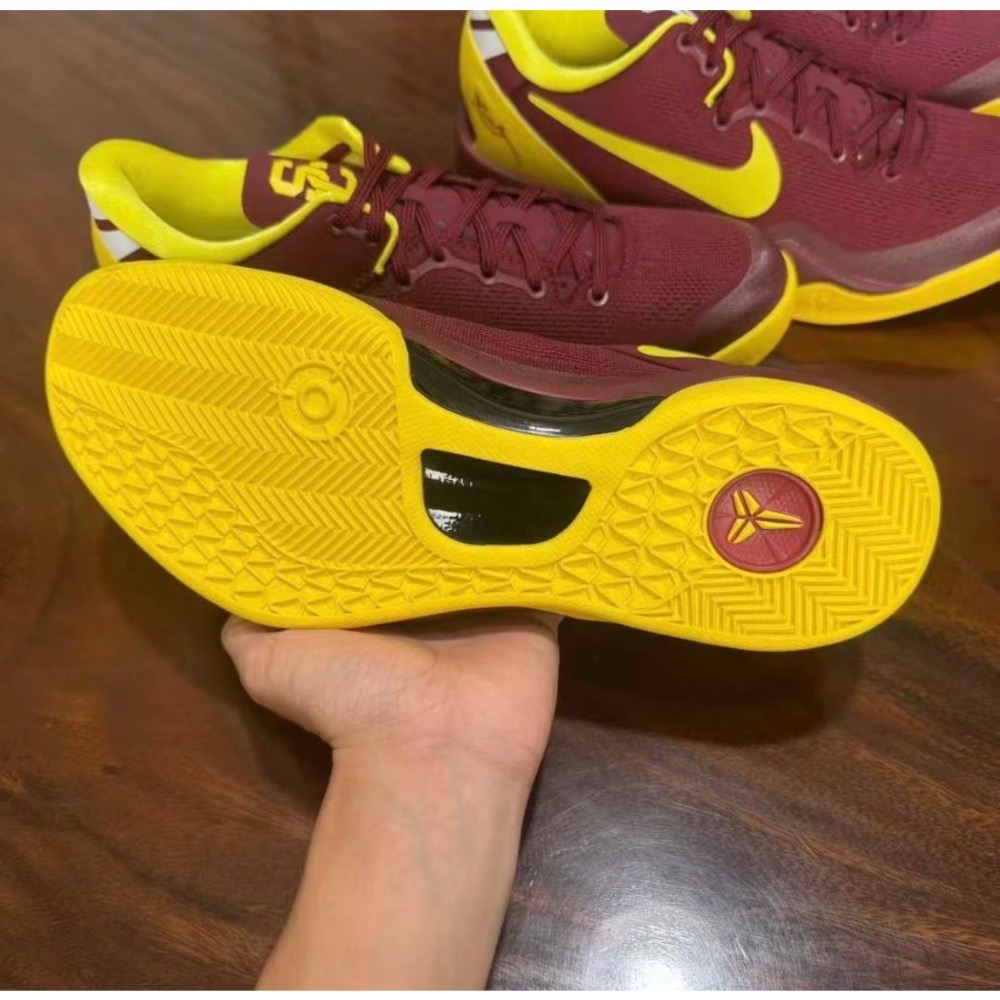 GX純原 Kobe 8 科比8代 USC PE 南加州红黄 籃球鞋 實戰鞋男鞋 IM0594-600-細節圖5