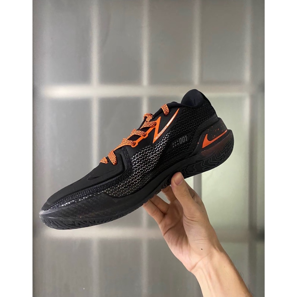 H12最高等級 Nike Air Zoom GT Cut 1 “EYBL” 黑橙 籃球鞋 实战鞋 全掌气垫 TPU男鞋-細節圖4