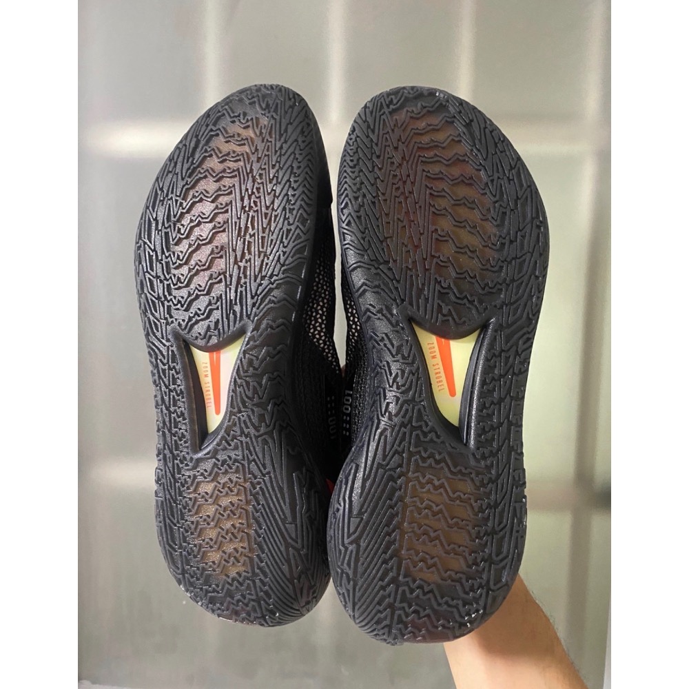 H12最高等級 Nike Air Zoom GT Cut 1 “EYBL” 黑橙 籃球鞋 实战鞋 全掌气垫 TPU男鞋-細節圖6