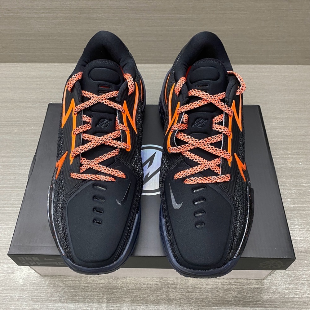 H12最高等級 Nike Air Zoom GT Cut 1 “EYBL” 黑橙 籃球鞋 实战鞋 全掌气垫 TPU男鞋-規格圖7