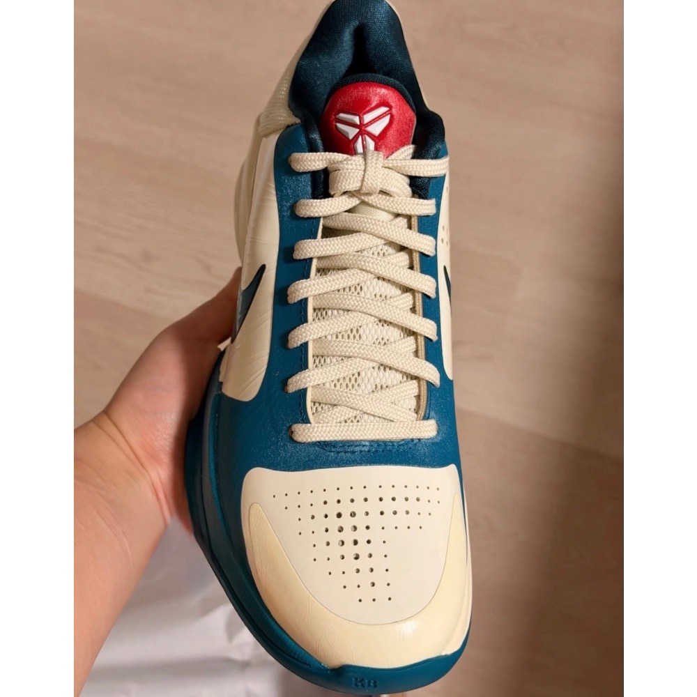 H12顶级 Kobe 5 Protro Caitlink Clark PE 舒适贴合 藍球鞋 男女同款 白藍-細節圖2