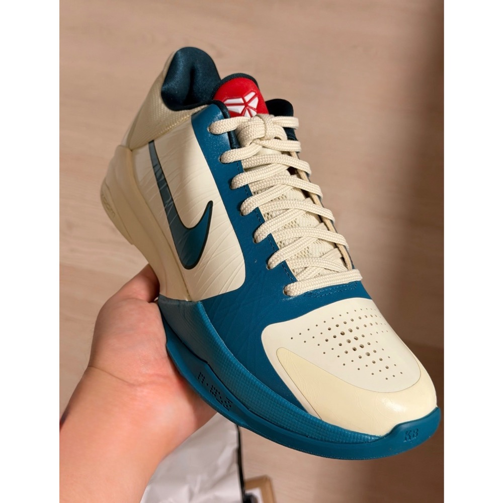 H12顶级 Kobe 5 Protro Caitlink Clark PE 舒适贴合 藍球鞋 男女同款 白藍-細節圖3