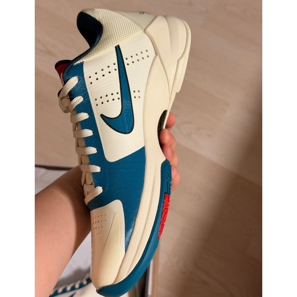 H12顶级 Kobe 5 Protro Caitlink Clark PE 舒适贴合 藍球鞋 男女同款 白藍-細節圖4