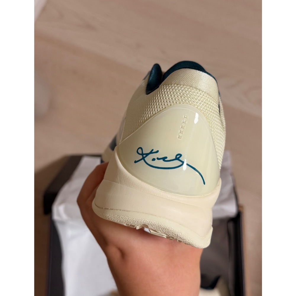 H12顶级 Kobe 5 Protro Caitlink Clark PE 舒适贴合 藍球鞋 男女同款 白藍-細節圖6