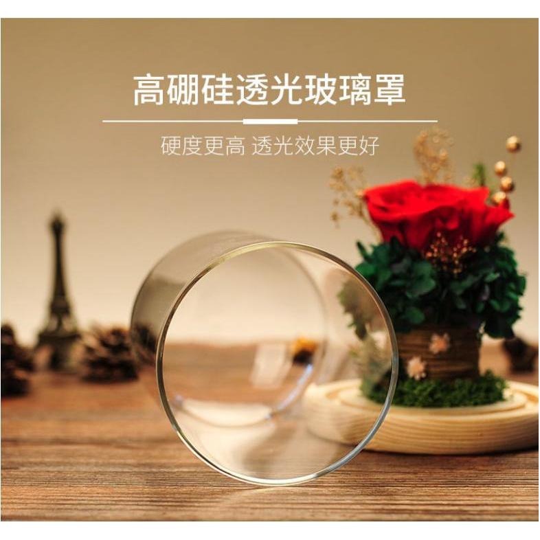 ( 台灣現貨 可加購字母)永生花 聖誕樹 聖誕節 夜燈 玻璃罩 真花 情人節 母親節 女友 生日 畢業 交換 禮物-細節圖8