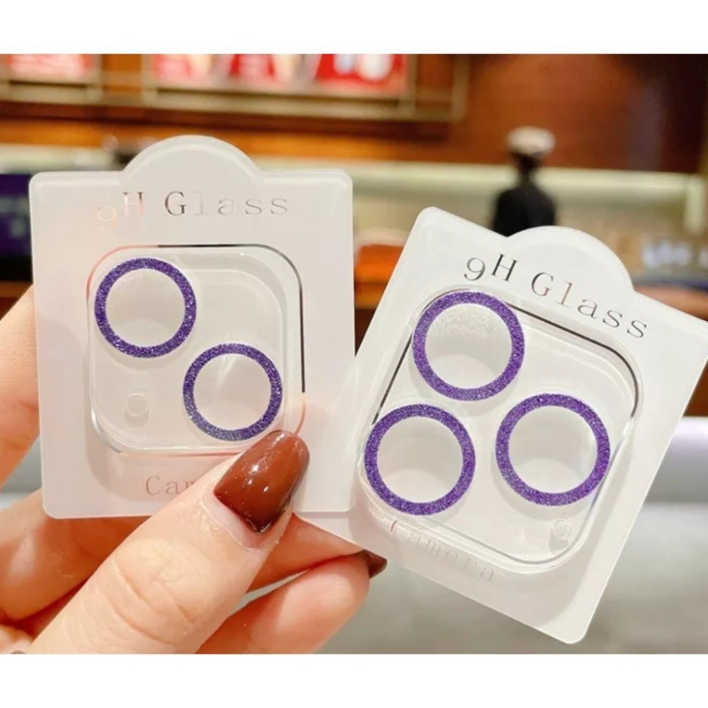 Iphone手機一體閃粉鏡頭貼(9H)-規格圖1