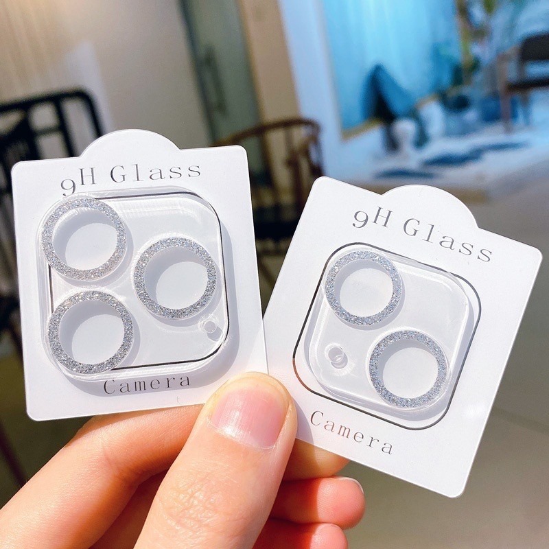 Iphone手機一體閃粉鏡頭貼(9H)-規格圖1