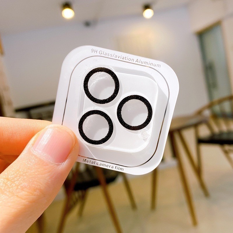 Iphone手機一體閃粉鏡頭貼(9H)-規格圖1