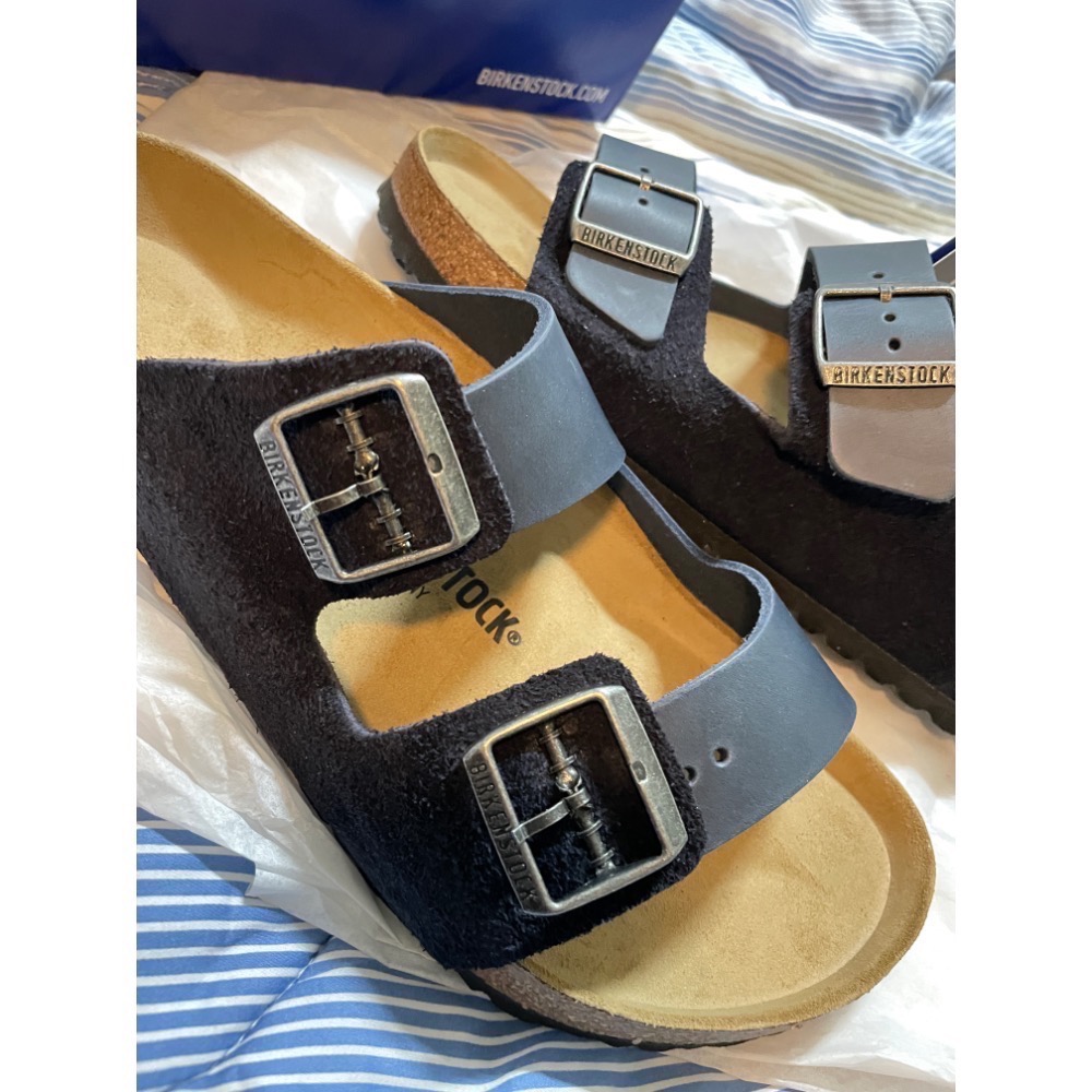 Birkenstock Arizona 雙皮革設計 45號-細節圖3