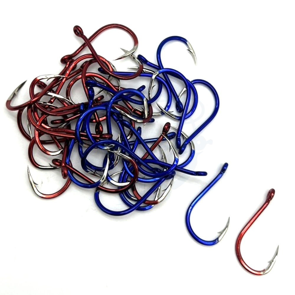 【船釣潘多拉】月牙管付チヌ X 雙色鉤 千又鉤 基努鉤 チヌ鉤 管付チヌ-細節圖3