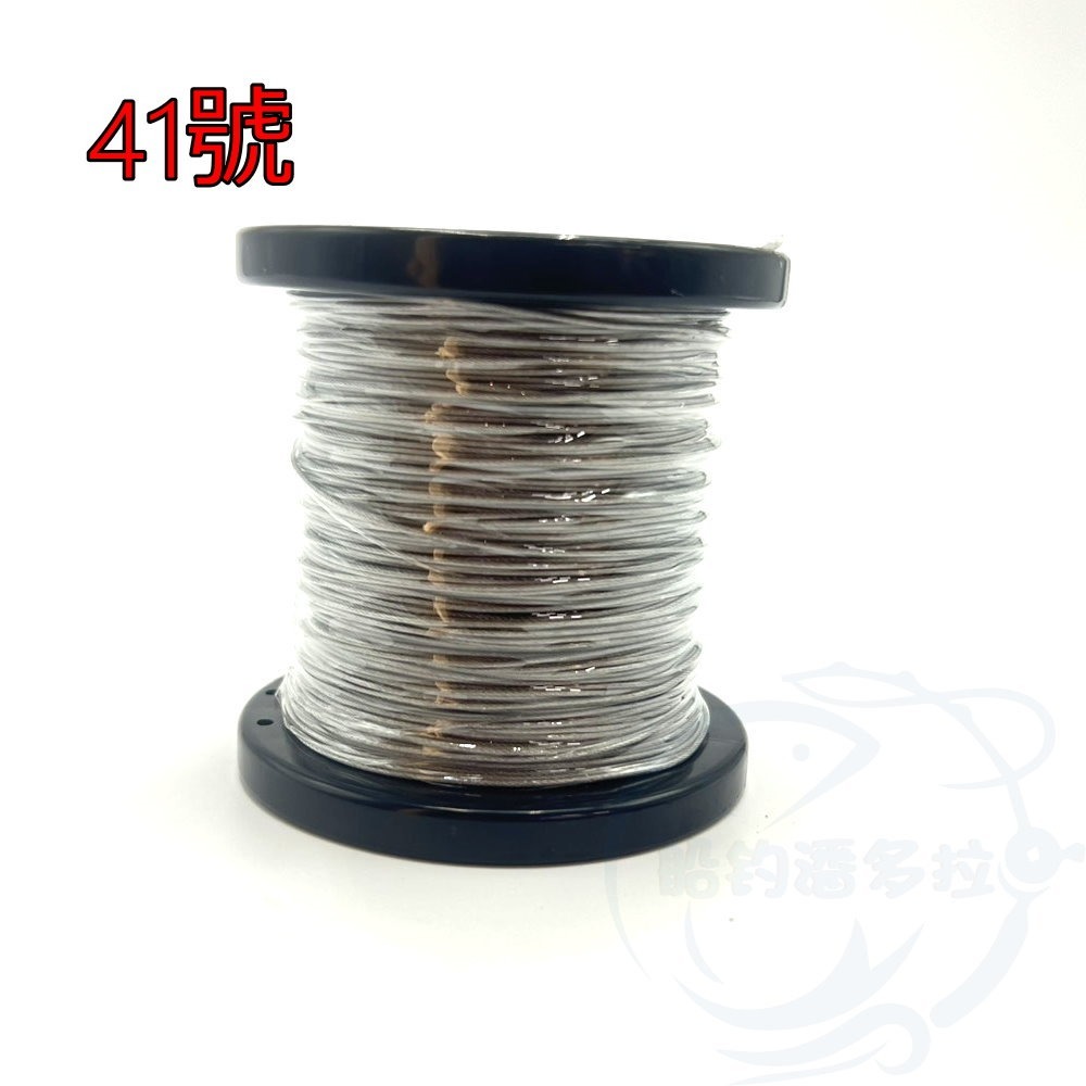【船釣潘多拉】7x7 49股尼龍包覆軟鋼絲線  鋼絲線 ( 100M )-規格圖2
